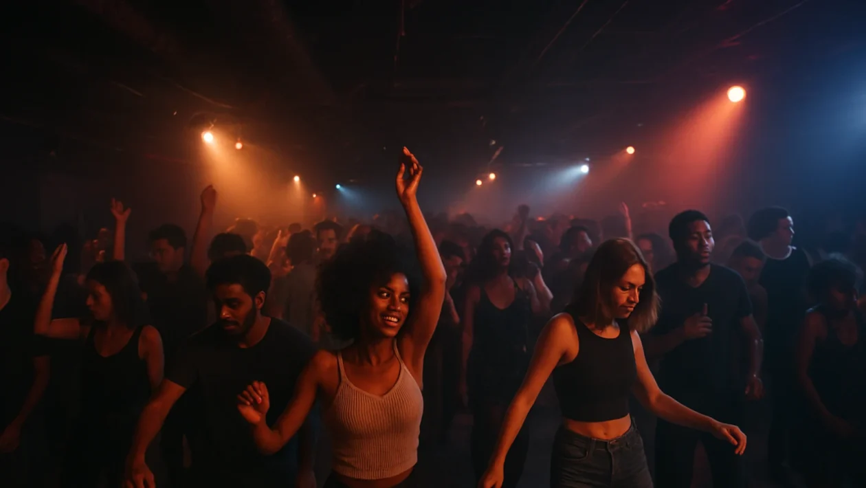 House kultura i plesni pokreti u klupskom okruženju koji simboliziraju slobodu i zajedništvo