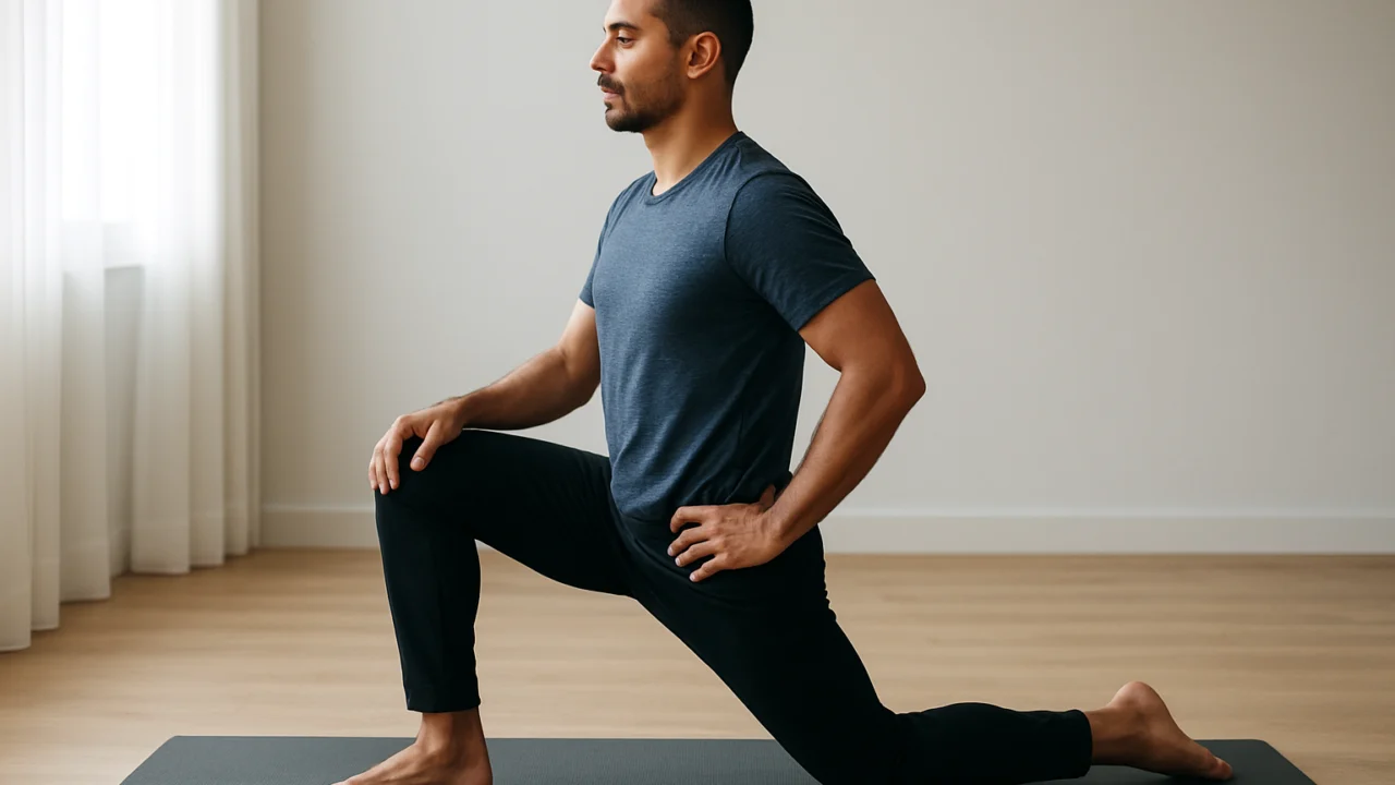 Iskorak s istezanjem fleksora kuka kao praktični primjer vježbe