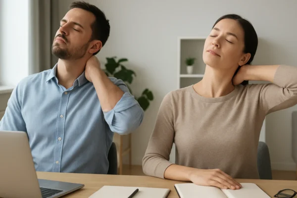 Istezanje trapeziusa za ukočen vrat i ramena u modernom načinu života