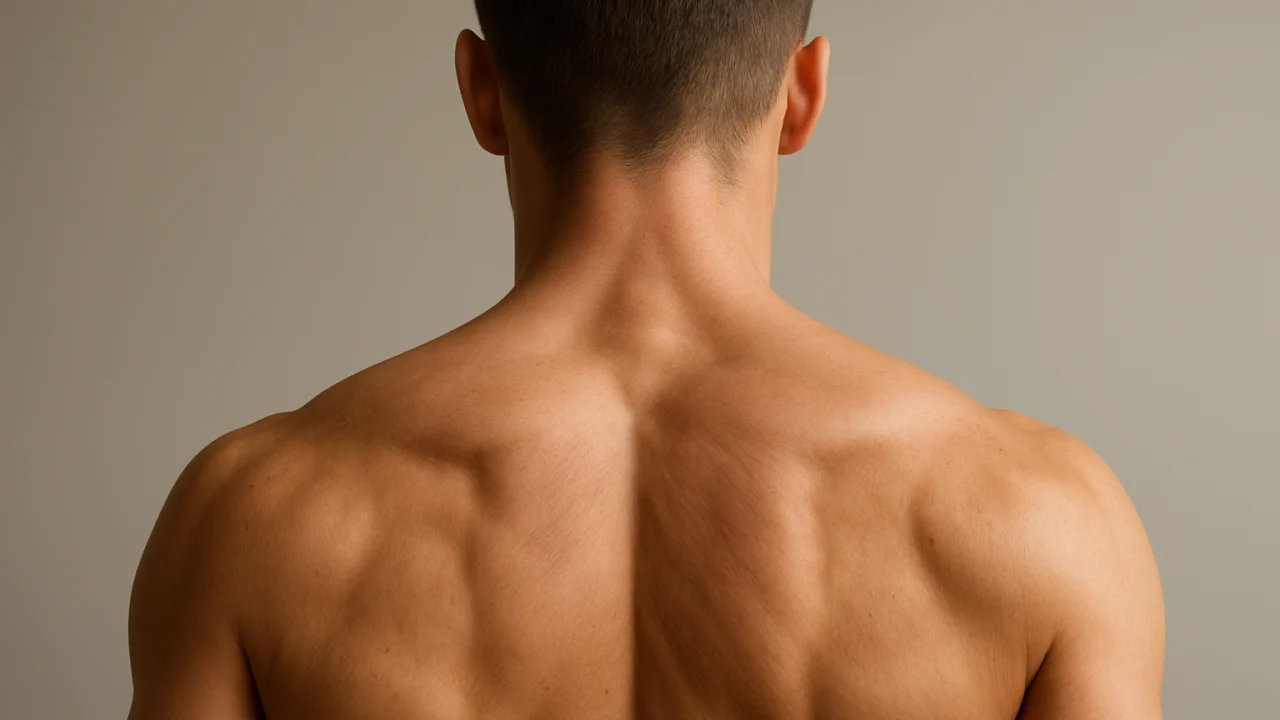 Prikaz trapezius mišića u području vrata i ramena