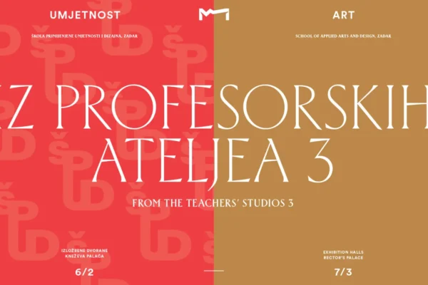 Izložba „Iz profesorskih ateljea 3“ nastavnika Škole primijenjene umjetnosti i dizajna u Zadru