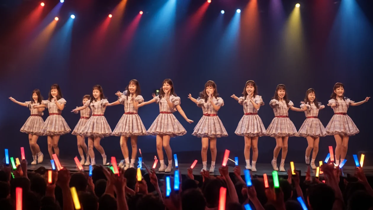 J-pop idol koncert koji prikazuje energiju, emocije i snove J-pop subkulture