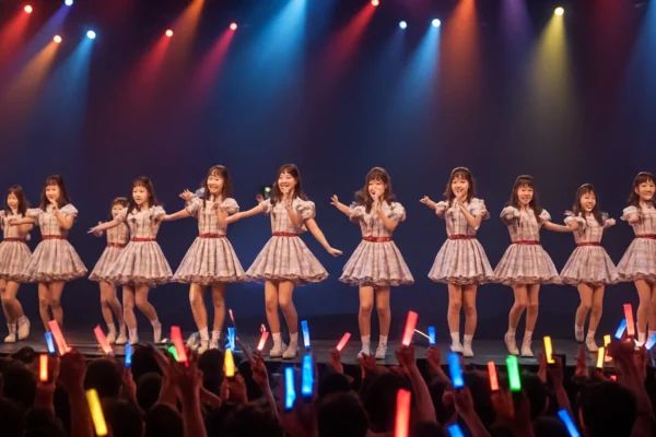 J-pop idol koncert koji prikazuje energiju, emocije i snove J-pop subkulture