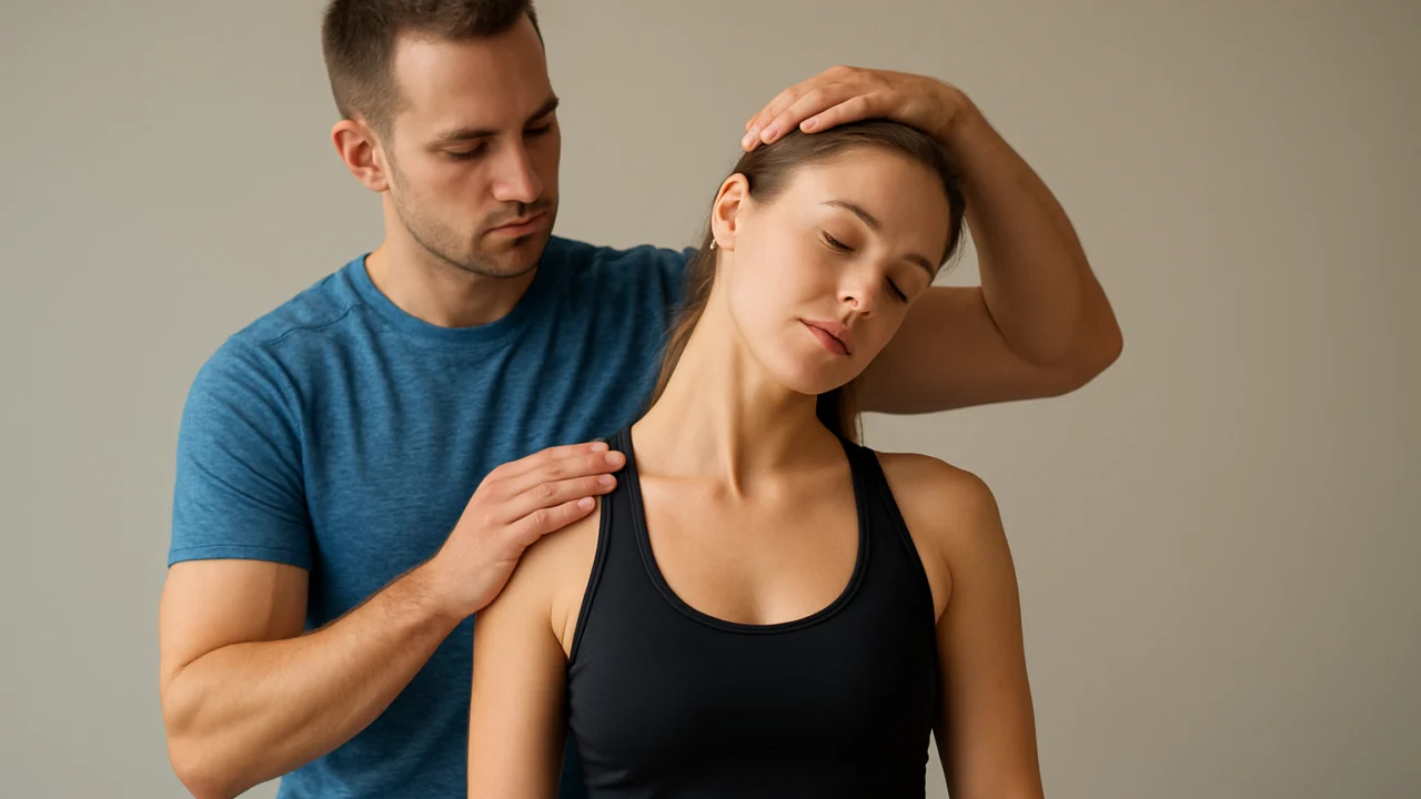 Primjer pravilnog istezanja mišića vrata i ramena