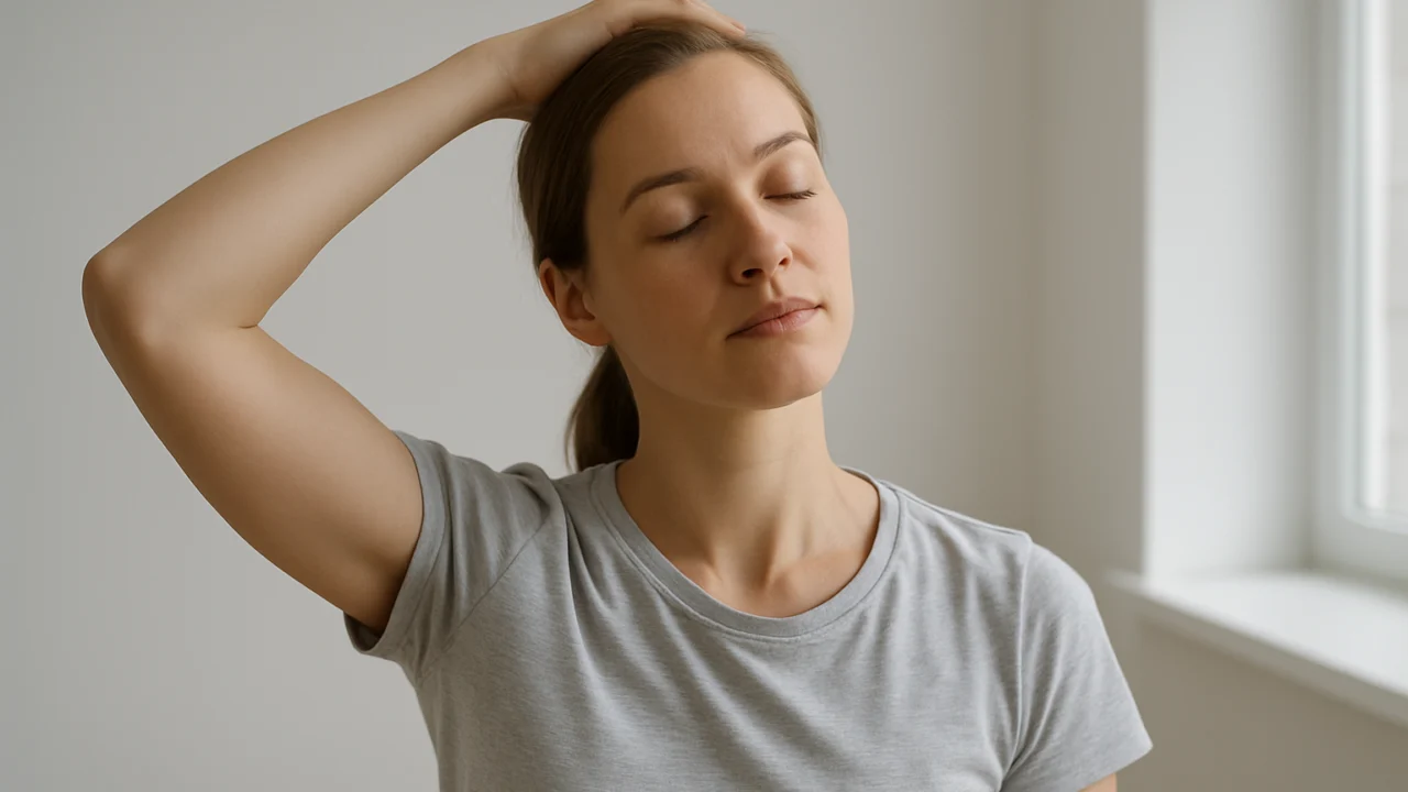 Kontrolirani pokreti istezanja vrata za bolju cirkulaciju