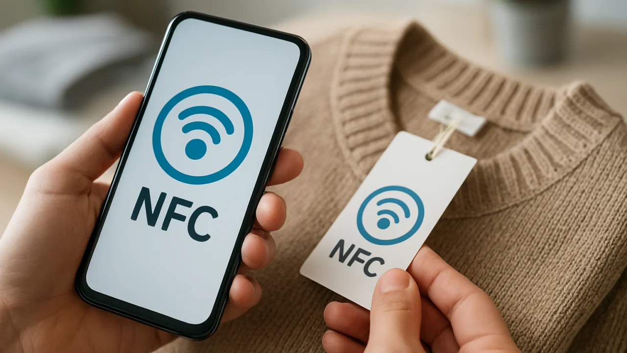 Pametne oznake na odjeći s NFC tehnologijom