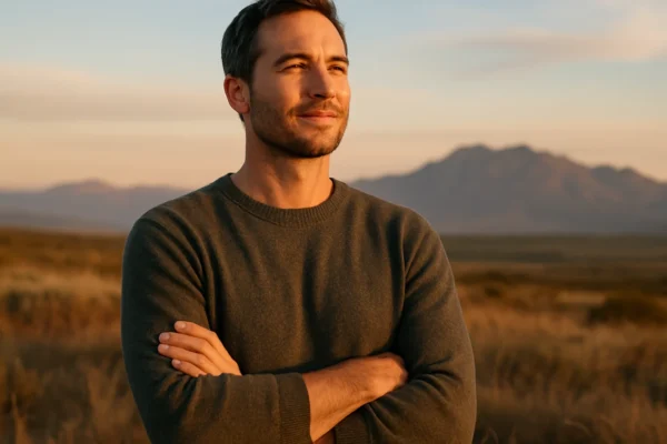 Otpornost na stres prikazana kroz mirnu osobu u prirodi