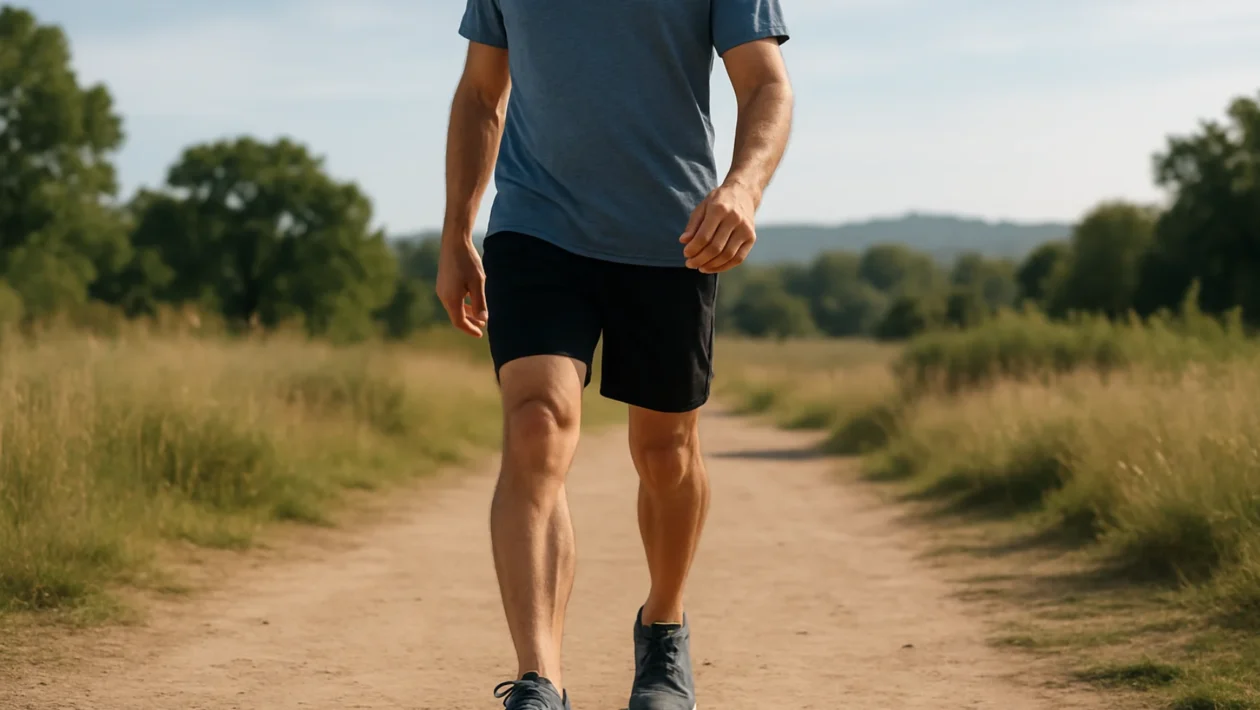 Jačanje koljena bez boli tijekom hodanja na otvorenom prostoru