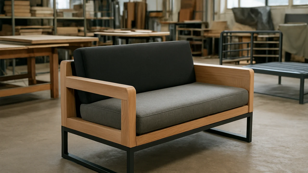 Proizvodnja namještaja s kombinacijom različitih tekstura i materijala