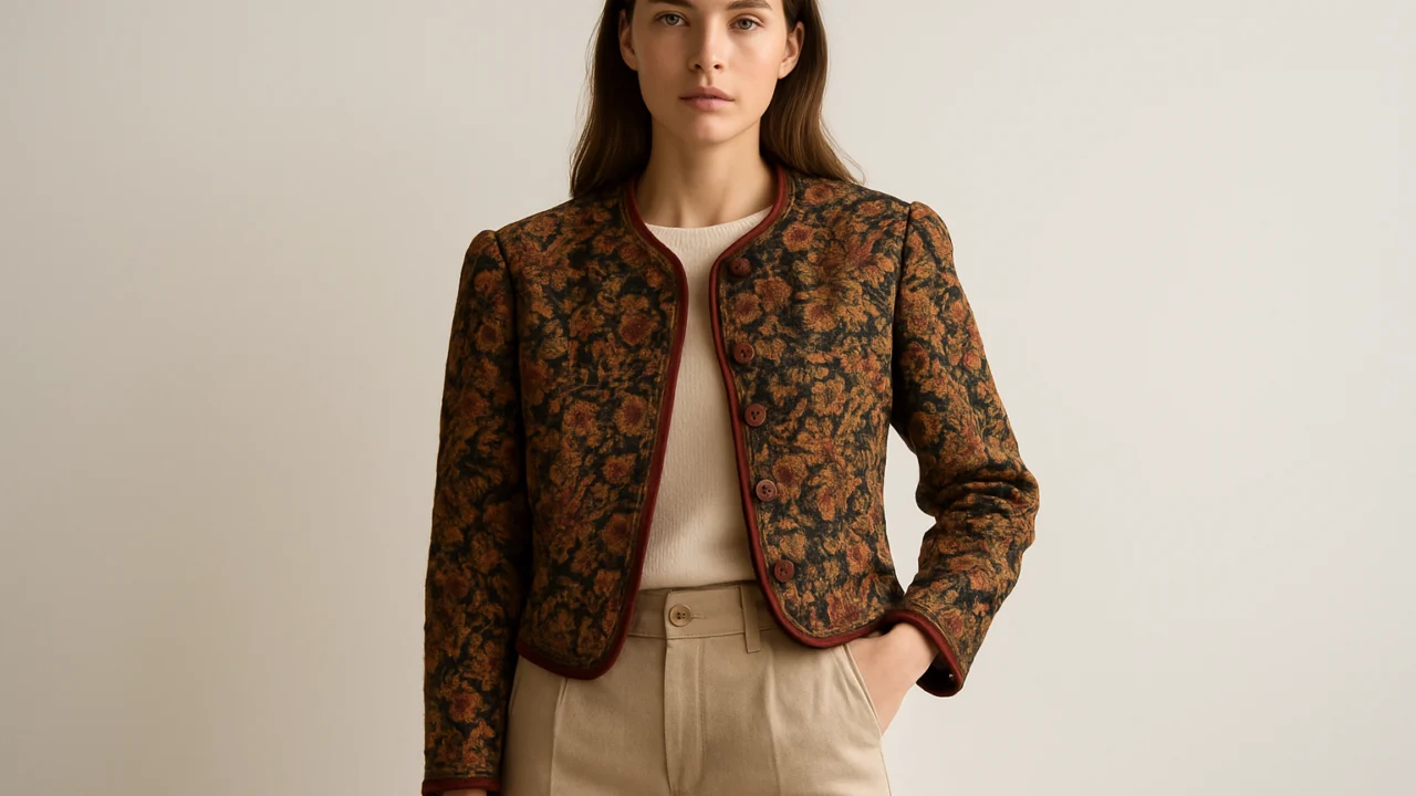 Vintage statement komad uklopljen u moderan minimalistički outfit