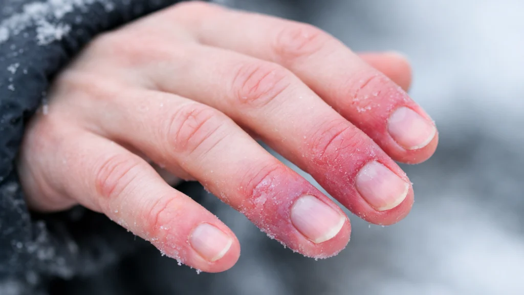 Koža i prsti reagiraju na hladnoću stezanjem krvnih žila