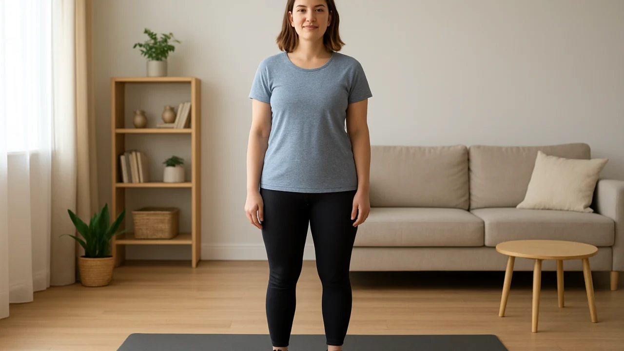 Početak blagog kružnog treninga kod kuće za početnike