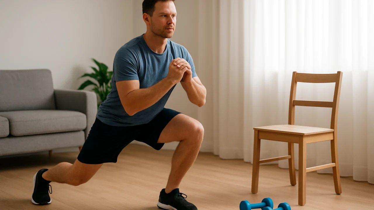 Jednostavne vježbe u blagom kružnom treningu kod kuće