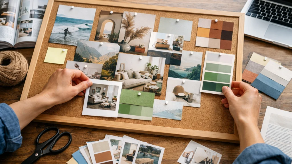 Praktični koraci izrade moodboarda kroz rad rukama