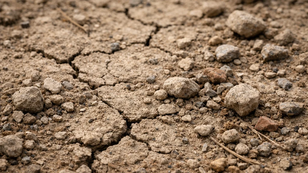 Suho tlo i kamenje kao izvor mirisa kiše tijekom sušnog razdoblja
