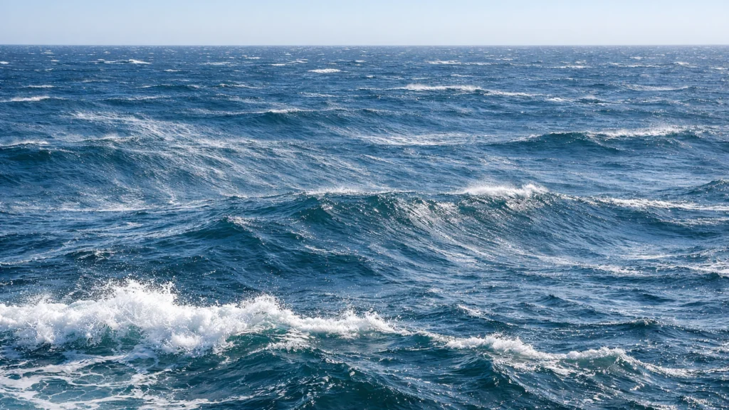 Vjetar stvara valove na površini mora i prenosi energiju