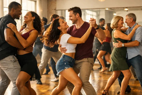 Učenje latino plesova u plesnoj dvorani – salsa i bachata u pokretu