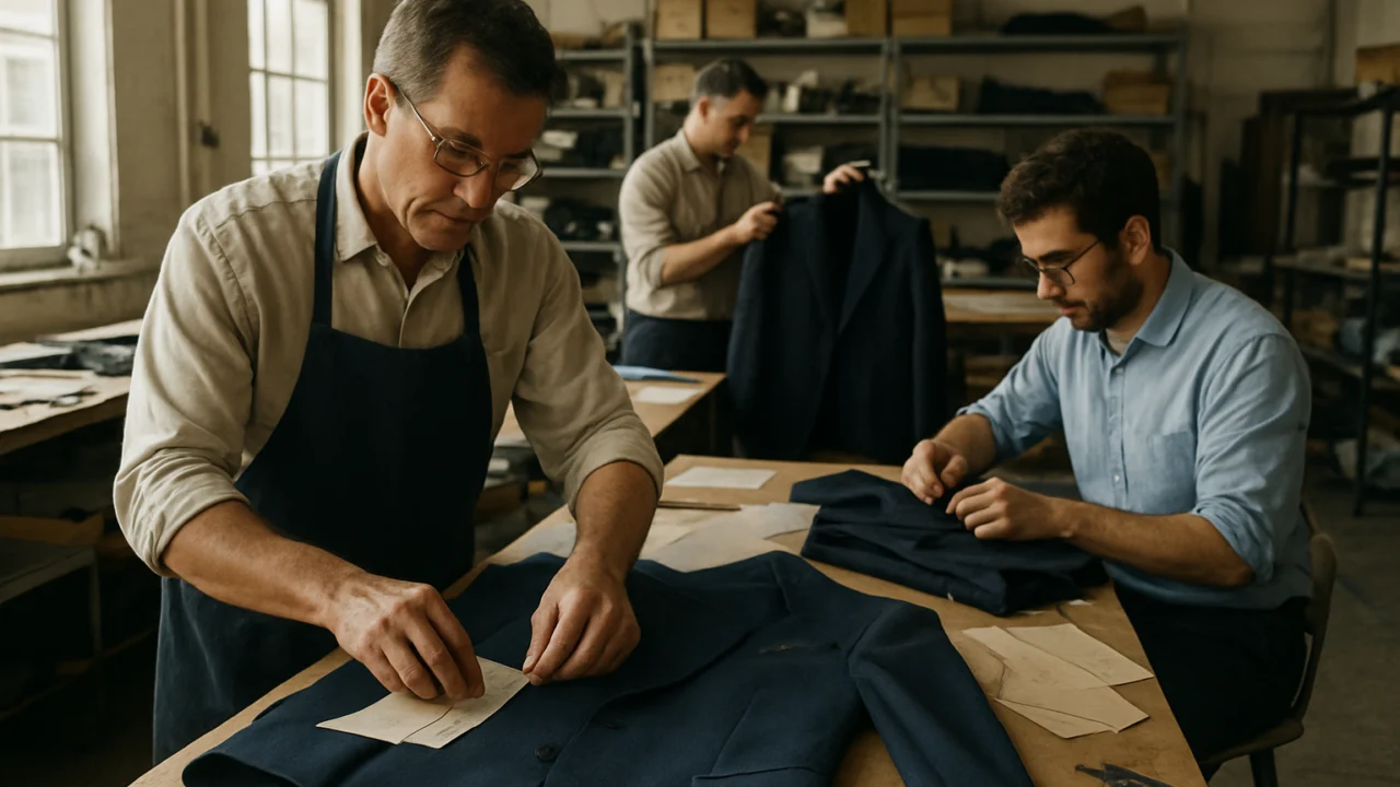 Proizvodnja muških sakoa i prilagodba krojeva u tekstilnoj industriji
