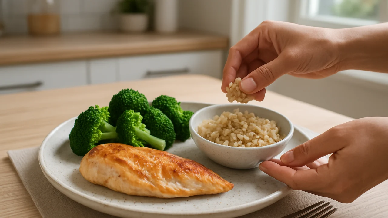 Postupno povećanje kalorija i kontrolirane porcije nakon mršavljenja