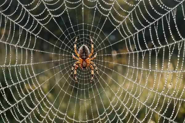 Pauk i njegova mreža u prirodi, simbol snage i tajne paukove svile