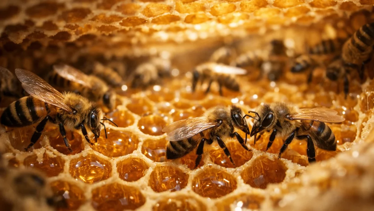 Pčele u košnici proizvode med u saću – čudo prirode i zajedničkog rada