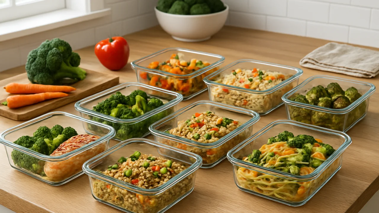 Batch kuhanje i priprema zdravih obroka unaprijed za uštedu vremena