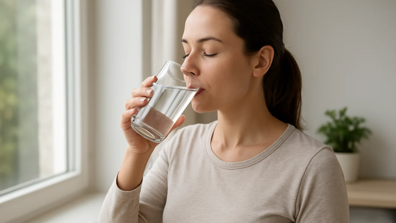 Jutarnja rutina s čašom vode i dnevnim svjetlom za bolje raspoloženje