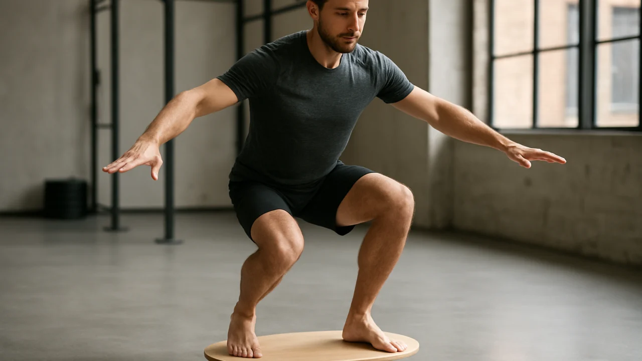 Napredne vježbe ravnoteže na balans ploči za jačanje stabilnosti tijela