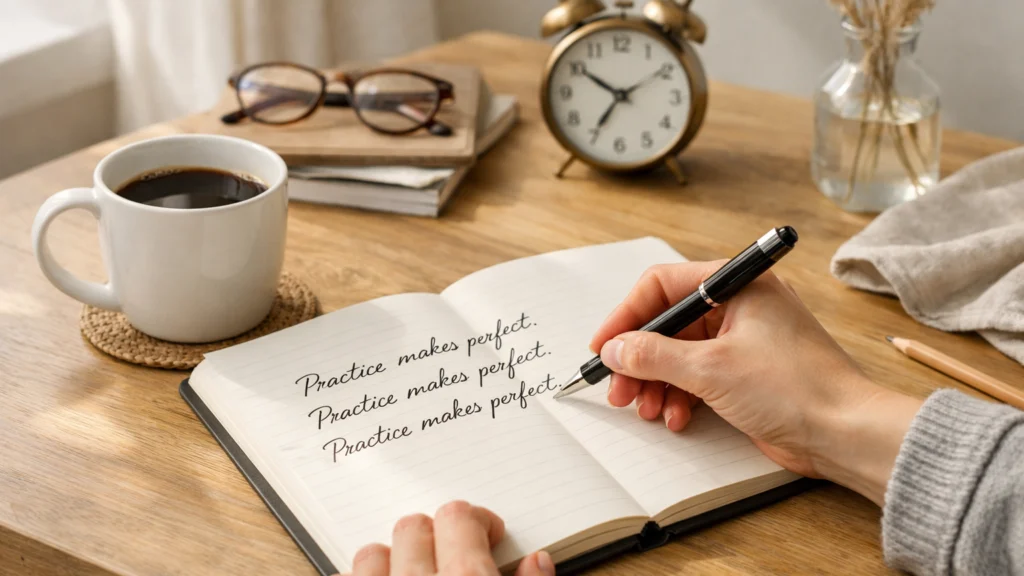 Uključivanje vježbanja rukopisa u svakodnevnu jutarnju rutinu
