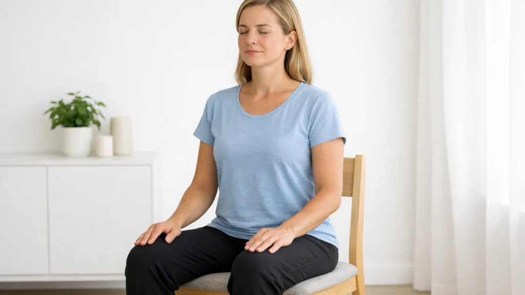 Ispravno sjedenje i fokus na dah tijekom meditacije za početnike
