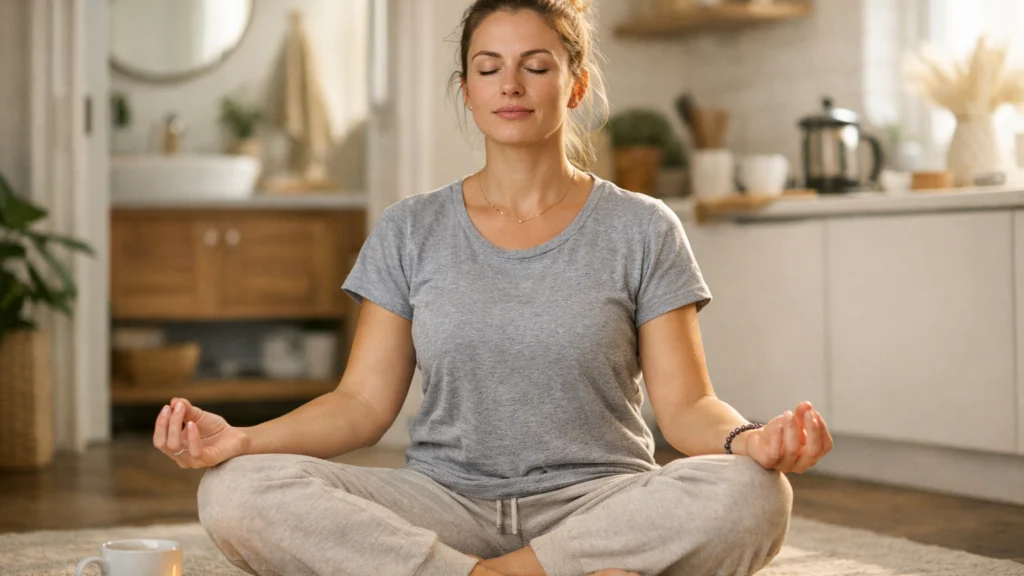 Meditacija kao dio jutarnje rutine i stvaranja nove navike