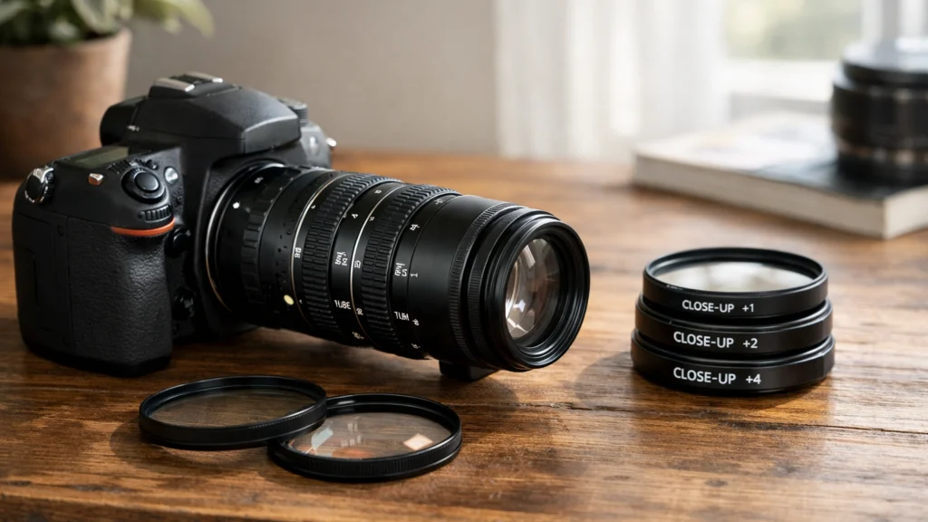 Fotoaparat s makro produžnim prstenima i nastavcima za početnike