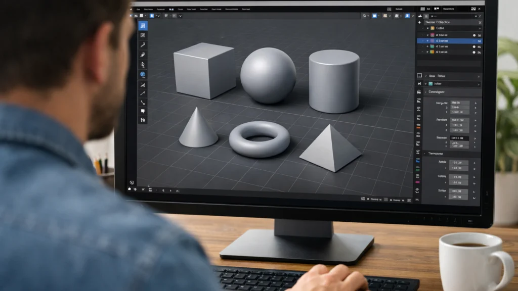 Osnovni oblici u 3D modeliranju kao temelj učenja