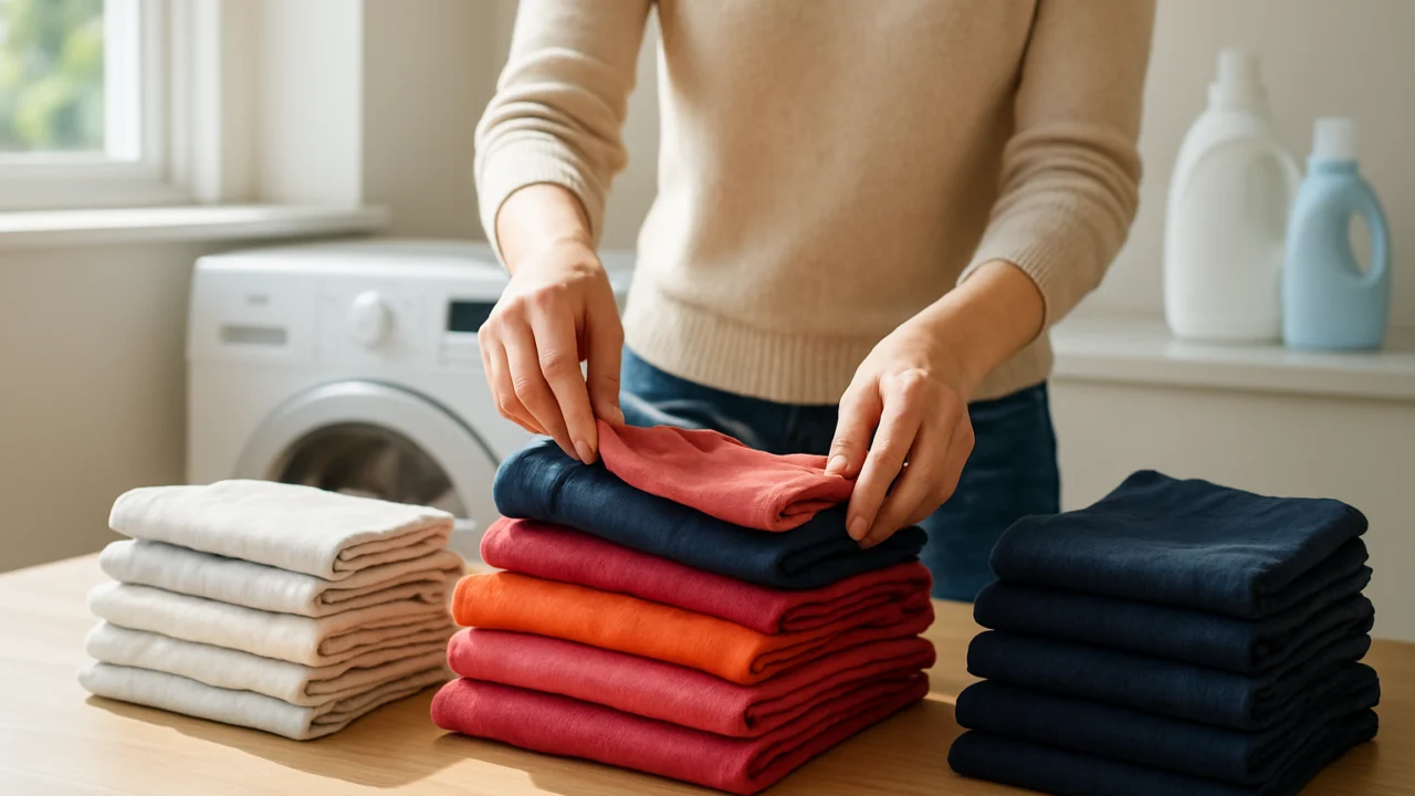Razvrstavanje rublja po boji i tkanini kao ključ pravilnog pranja