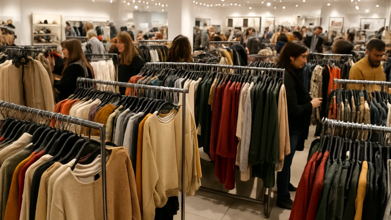 Brza moda i velika količina odjeće u suvremenim trgovinama