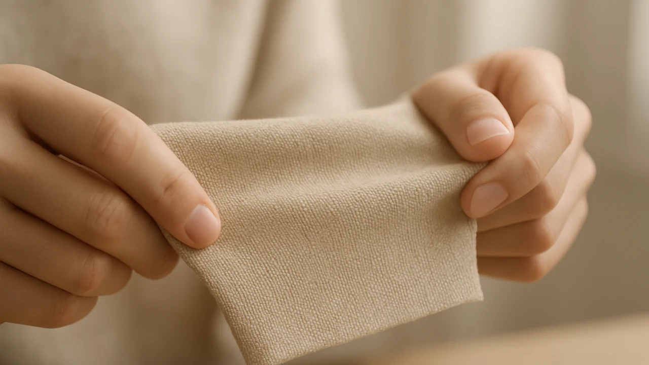 Praktična provjera kvalitete tkanine dodirom i teksturom