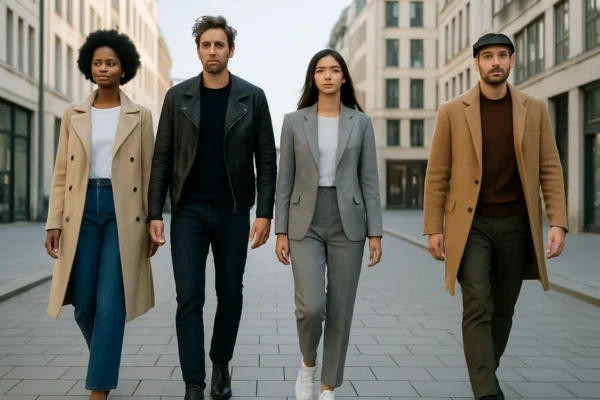 Različiti osobni stilovi odijevanja u urbanom okruženju koji prikazuju individualnost