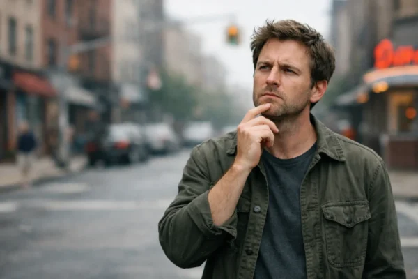 Osoba doživljava déjà vu u poznatom okruženju, osjećaj da je trenutak već viđen