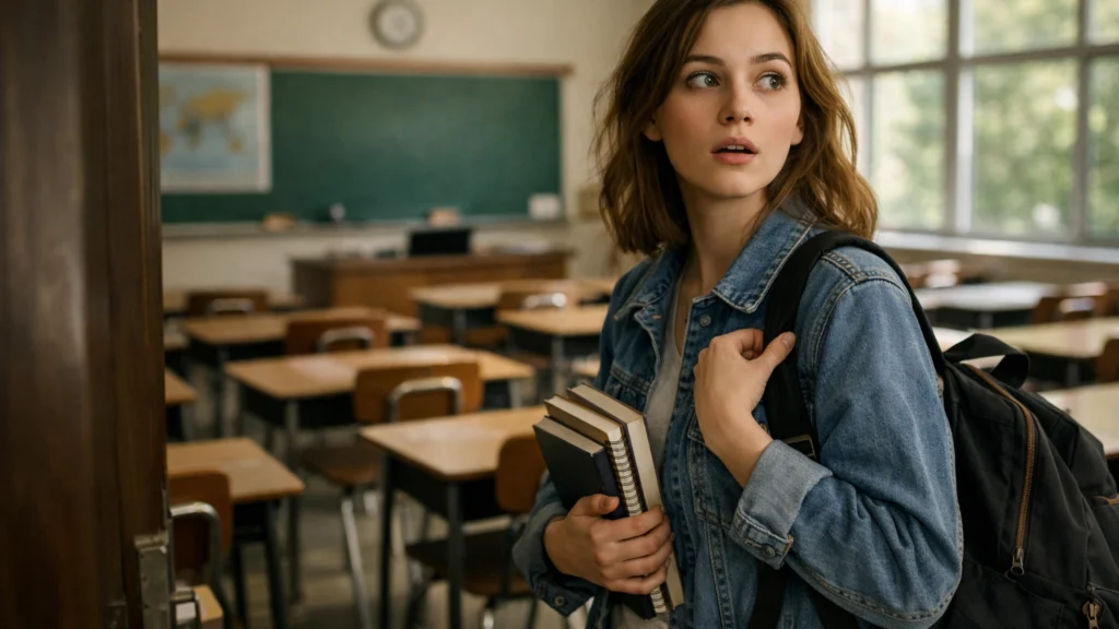 Studentica ulazi u učionicu i doživljava snažan osjećaj déjà vua