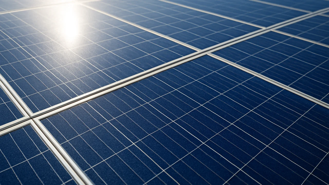 Detaljan prikaz solarnih panela i fotonaponskih ćelija u radu