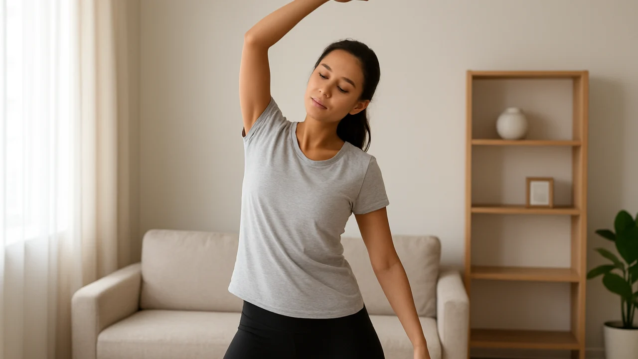 Jutarnje istezanje kao primjer zdrave svakodnevne navike