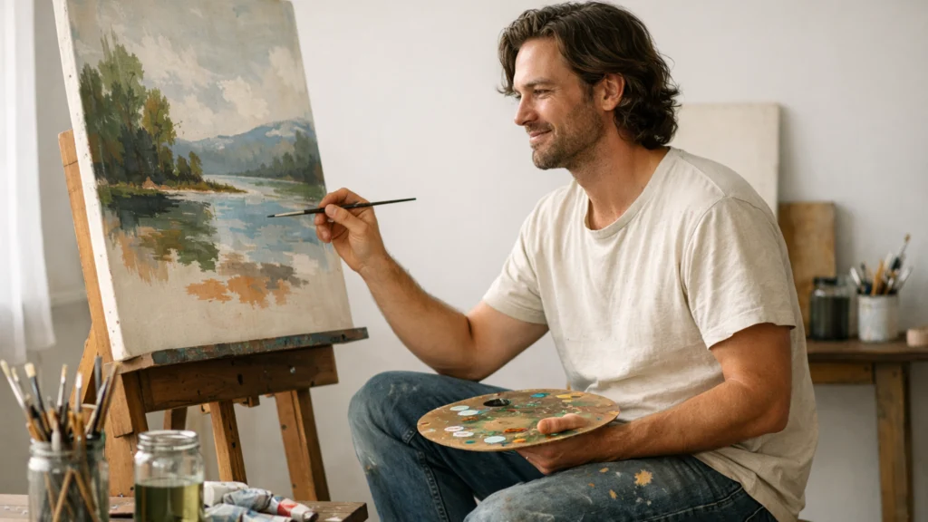 Umjetnik koji prihvaća proces stvaranja bez perfekcionizma