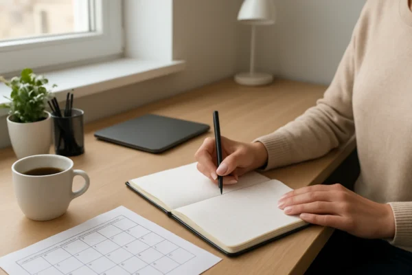 Dobro organiziran radni prostor i planiranje dana koji simboliziraju bolju svakodnevnu organizaciju