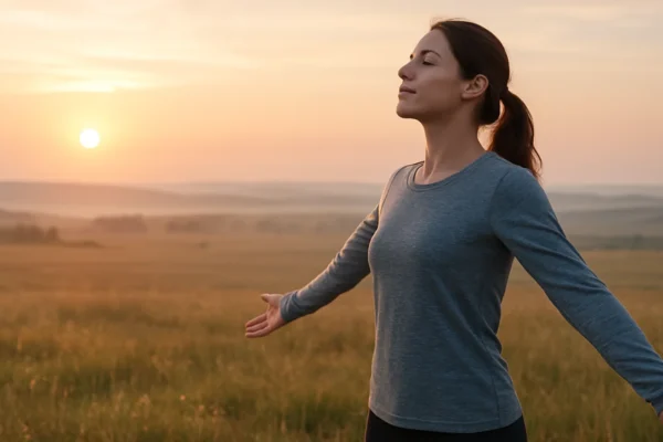 Mentalno i fizičko osvježenje kroz mirno jutro i duboko disanje u prirodi