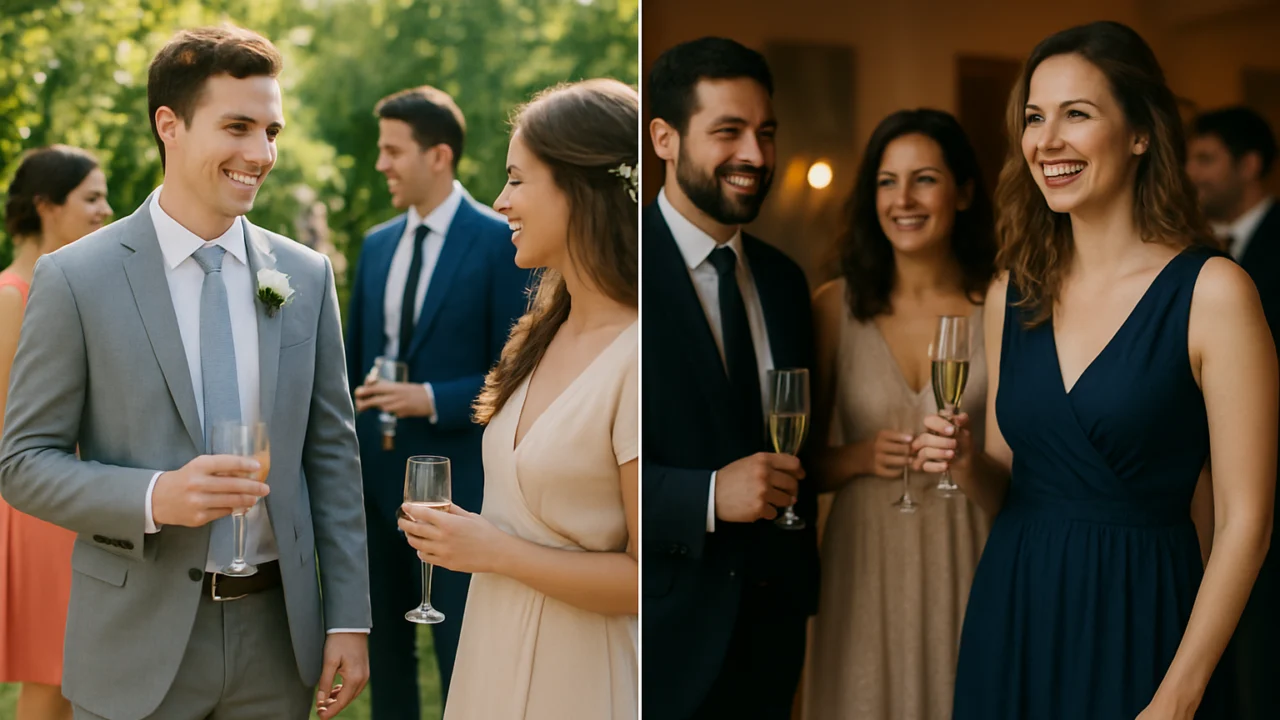 Primjeri odijevanja za dnevna i večernja vjenčanja prema lokaciji i vremenu održavanja