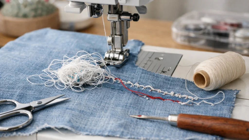 Problem pucanja konca i krivog šava na šivaćoj mašini