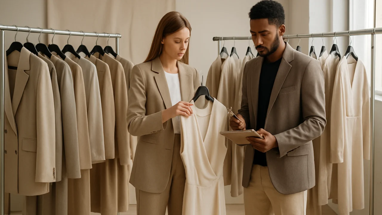 Capsule kolekcija prijelazne mode u modnom studiju