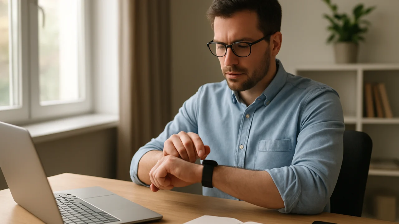 Praćenje navika sjedenja uz podsjetnik tijekom dana