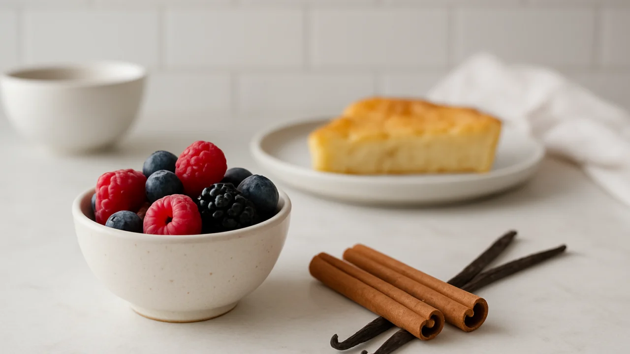 Zamjena deserta voćem i začinima s manje šećera