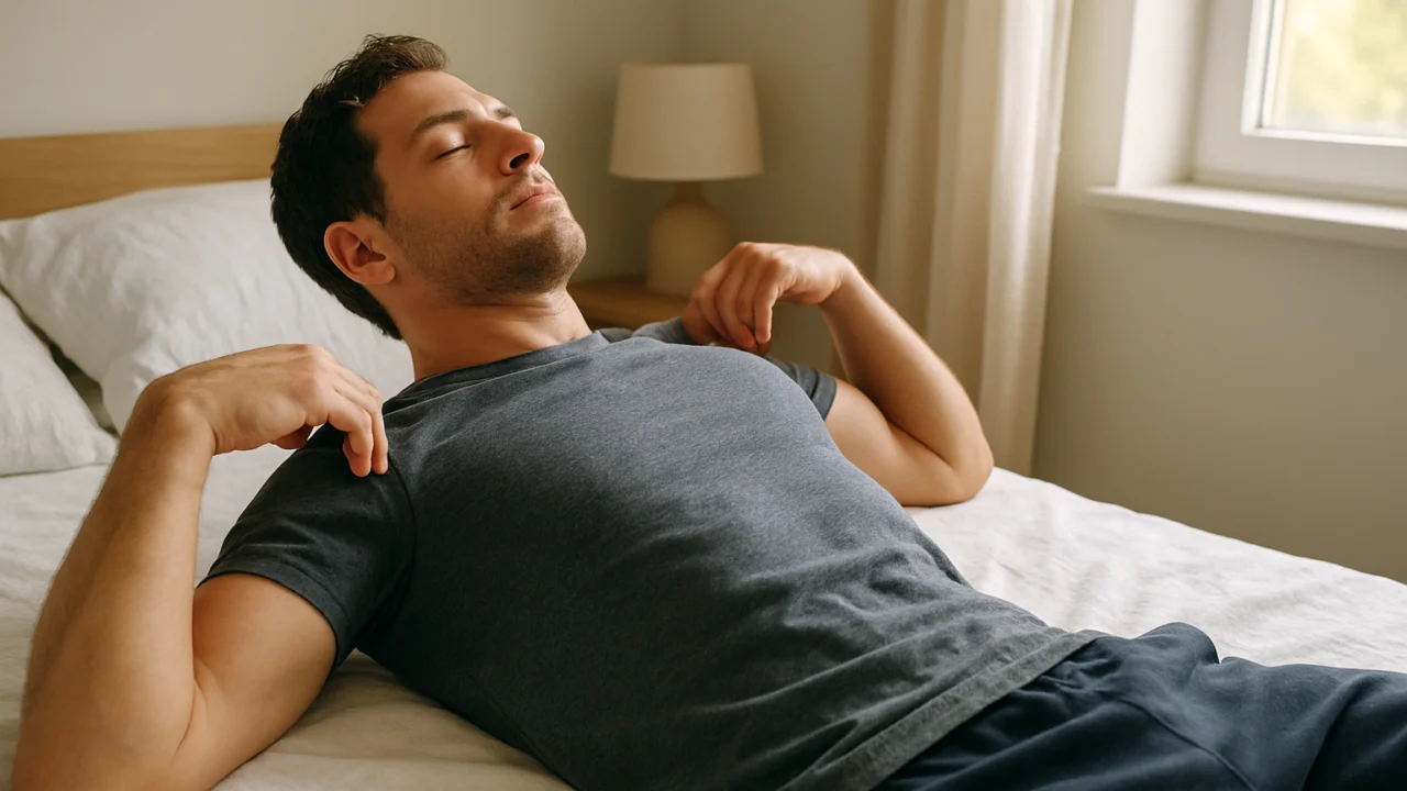 Kruženje ramenima u krevetu kao jednostavna jutarnja vježba